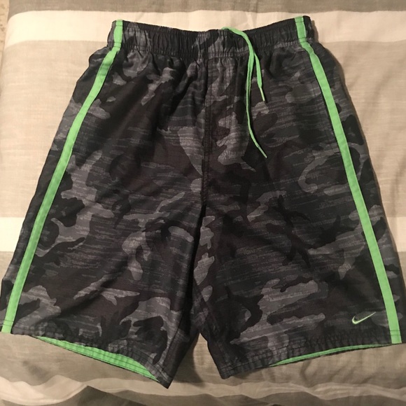 Nike Shorts Mens Camouflage Swimming Trunks Poshmark